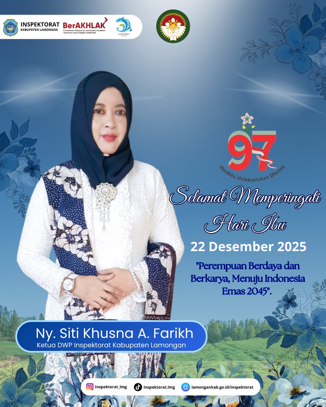 Foto: SELAMAT MEMPERINGATI HARI IBU KE-97 TAHUN 2025