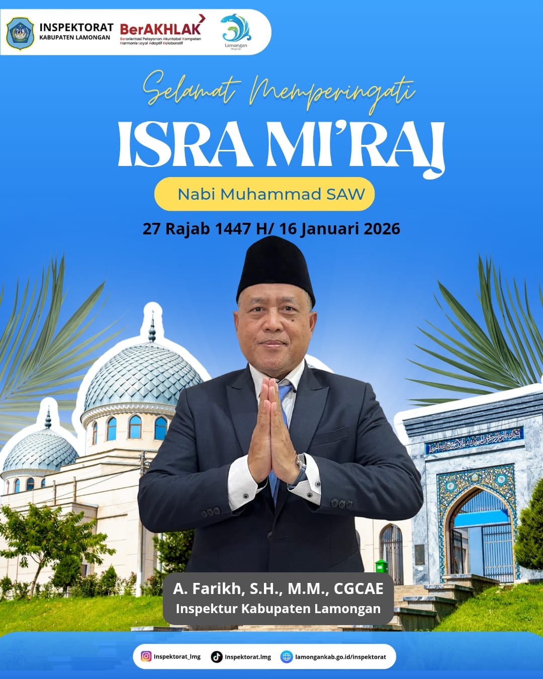 Foto: SELAMAT MEMPERINGATI ISRA MI'RAJ NABI MUHAMMAD SAW