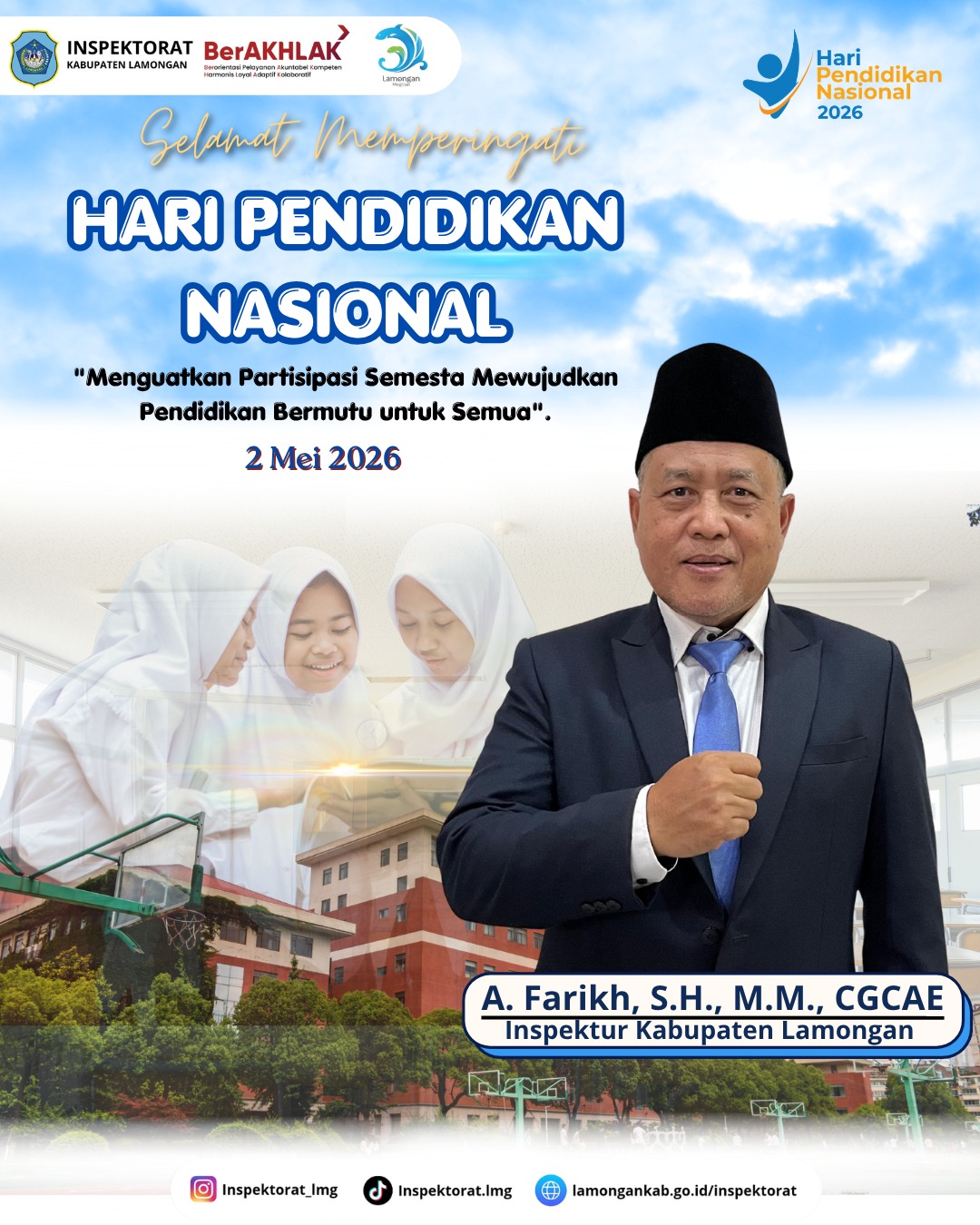 Foto: SELAMAT MEMPERINGATI HARI PENDIDIKAN NASIONAL TAHUN 2026