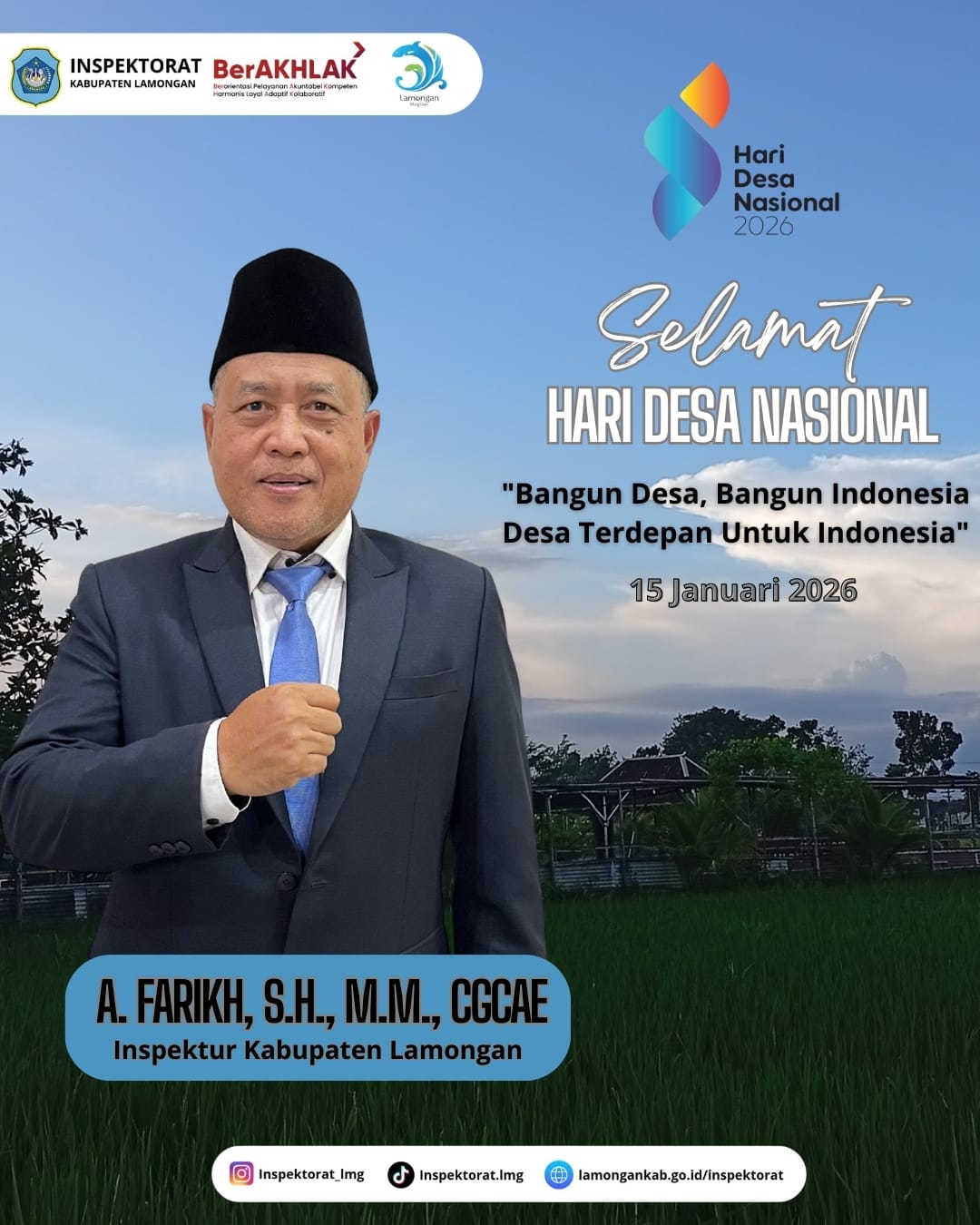 Foto: SELAMAT HARI DESA NASIONAL