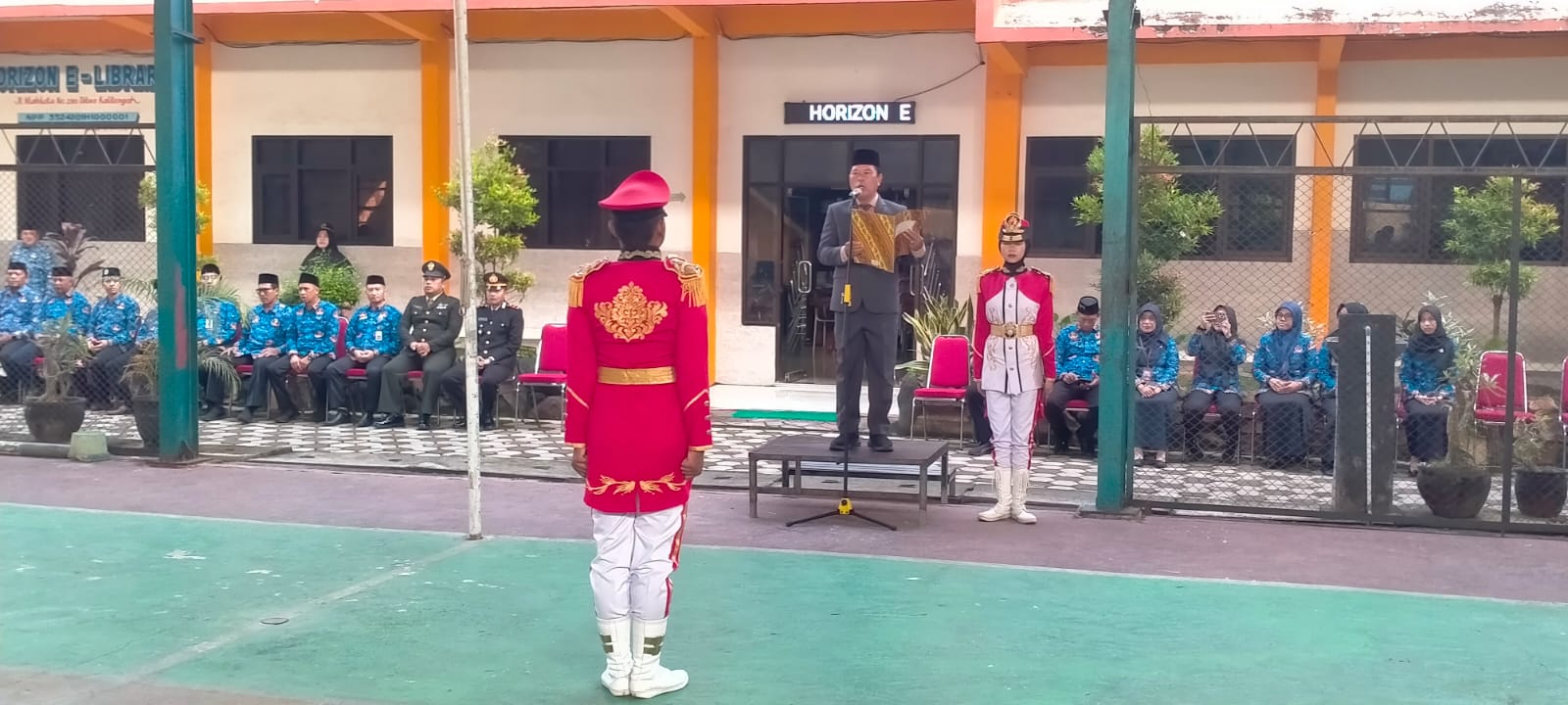 Upacara Peringatan Hari Pancasila Kecamatan Kalitengah