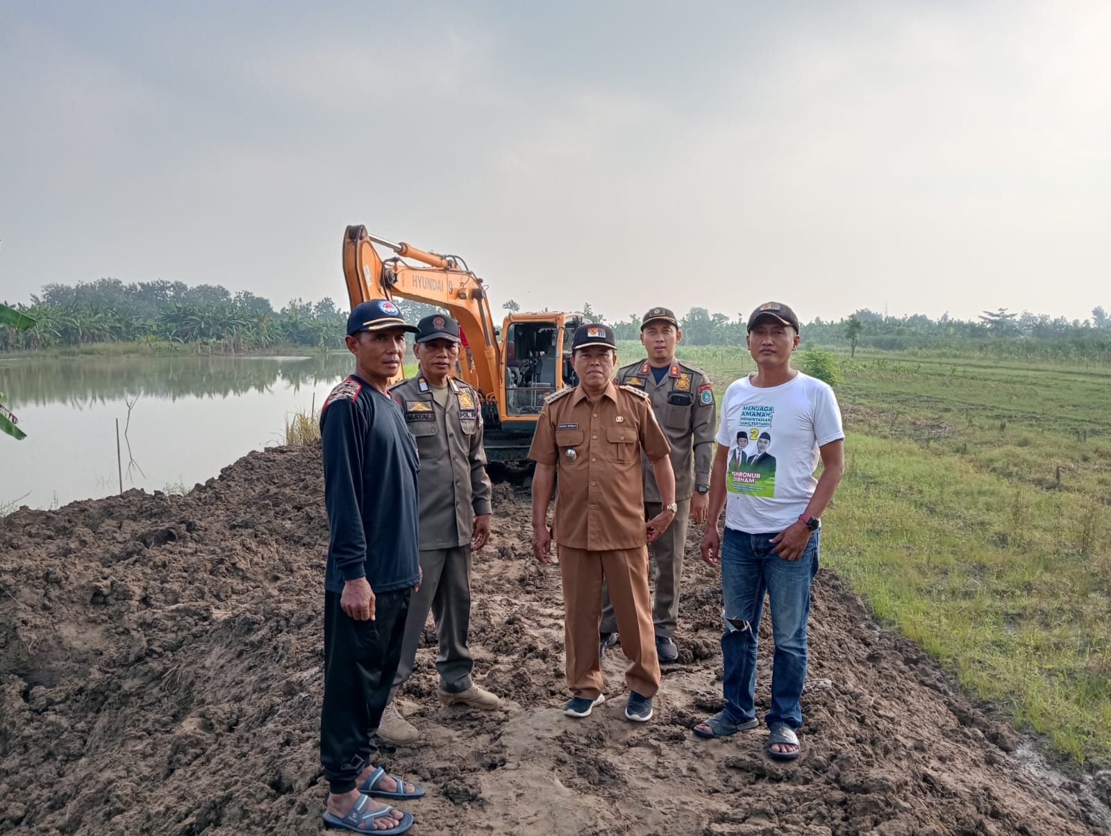 Pembegoan Tanggul Tegalan Desa Kediren Kecamatan Kalitengah