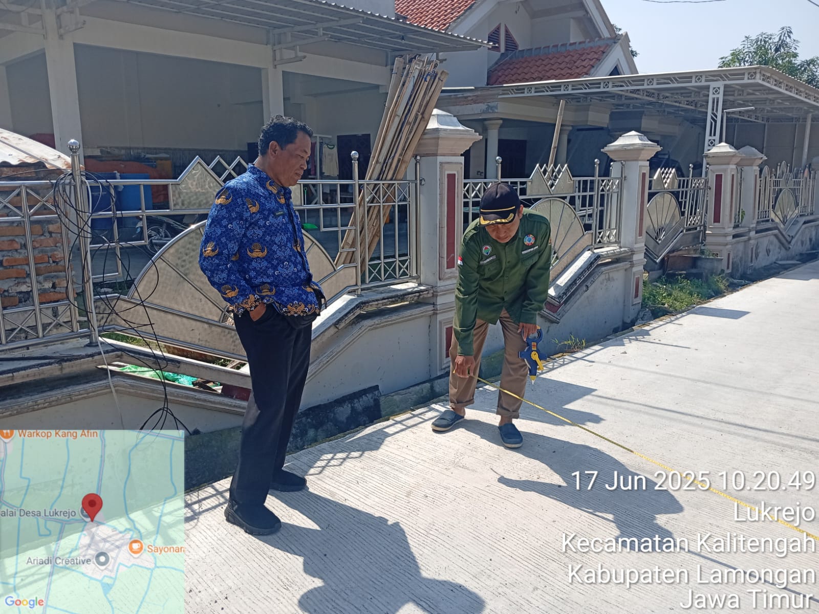 Monitoring dan Evaluasi Desa Lukrejo Kecamatan Kalitengah