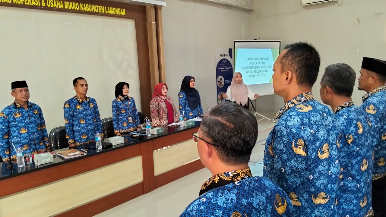 Rapat Koordinasi Percepatan Pembentukan Koperasi Desa Merah Putih