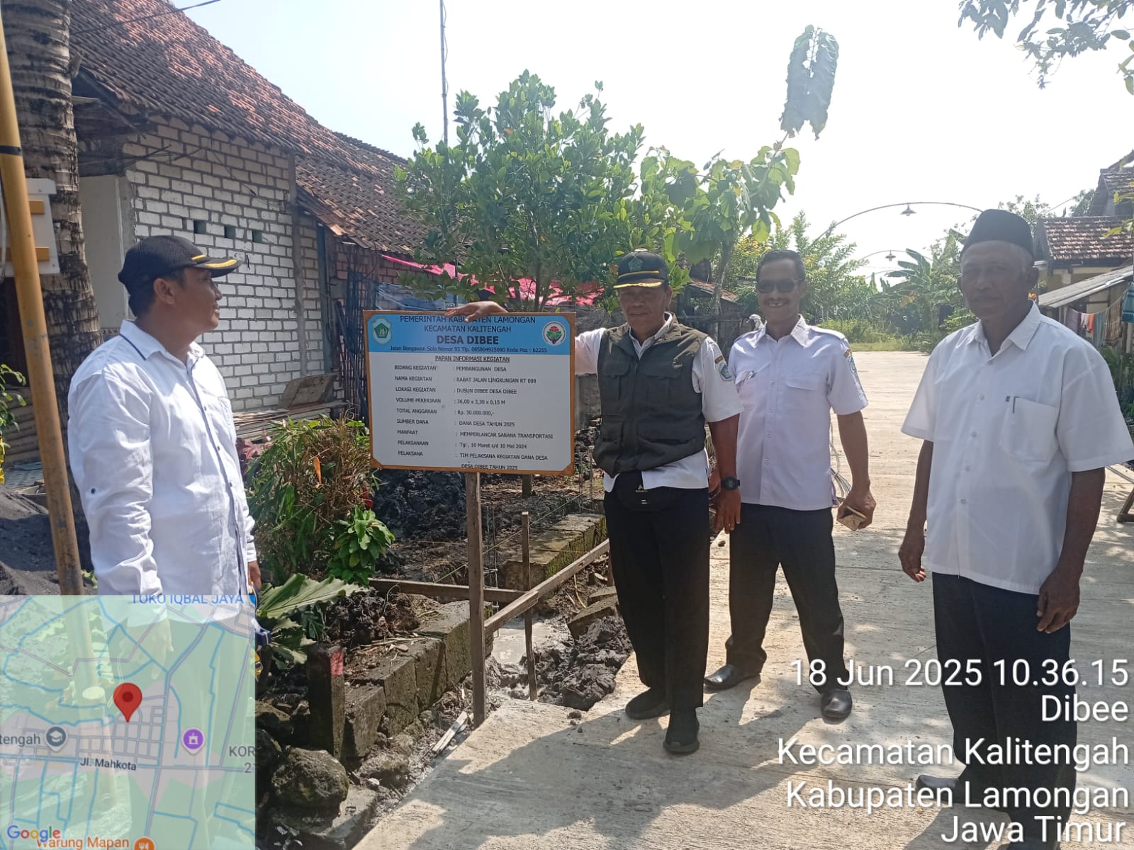 Monitoring dan Evaluasi Desa Dibee Kecamatan Kalitengah