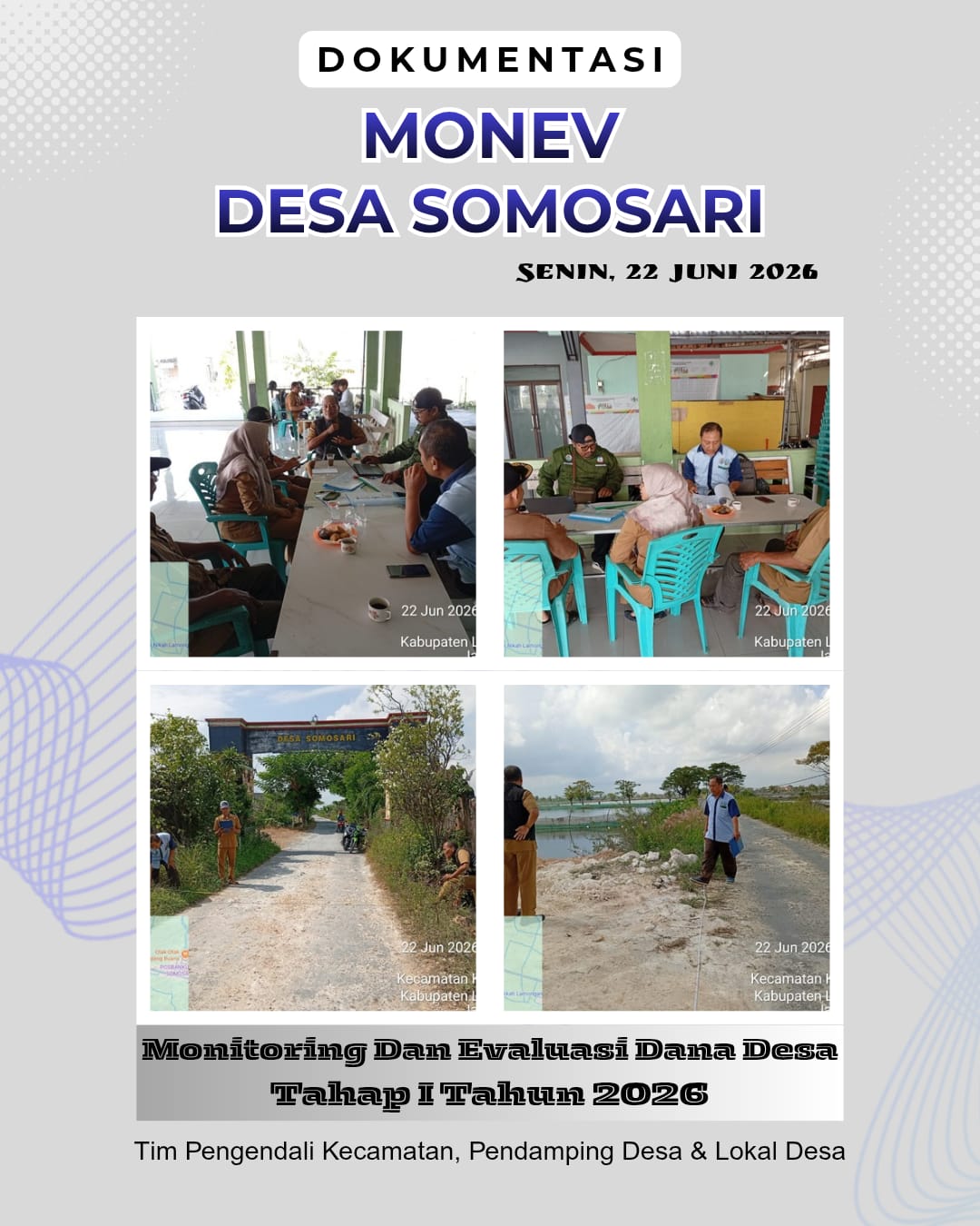 Foto: Monitoring dan Evaluasi Dana Desa Tahap I 2026