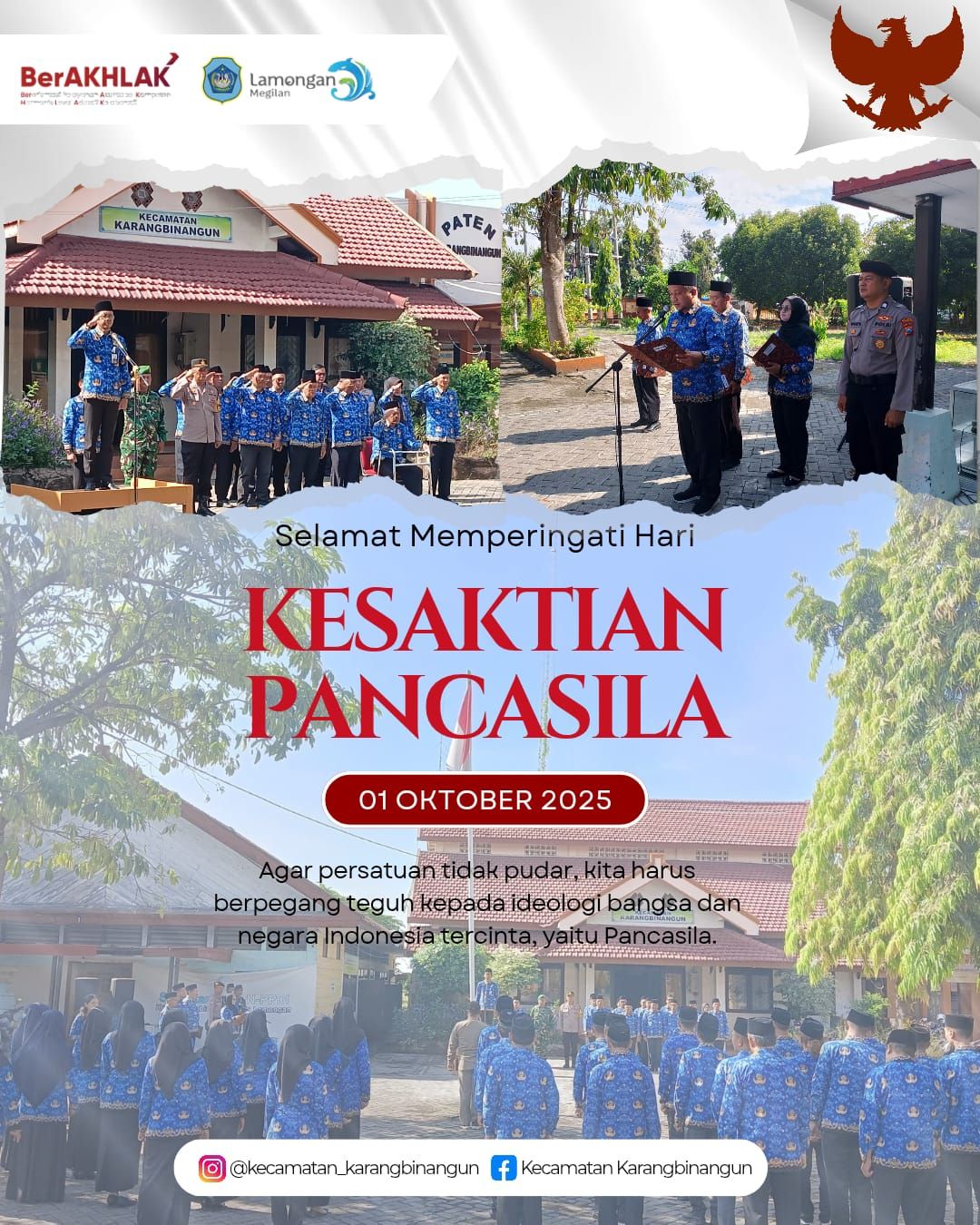 Foto: Upacara Peringatan Hari Kesaktian Pancasila