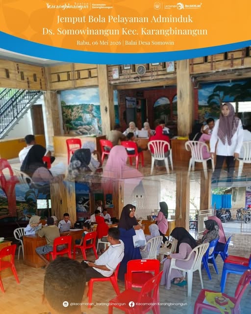 Foto: Jemput Bola Pelayanan Adminduk & IKD di Desa Somowinangun
