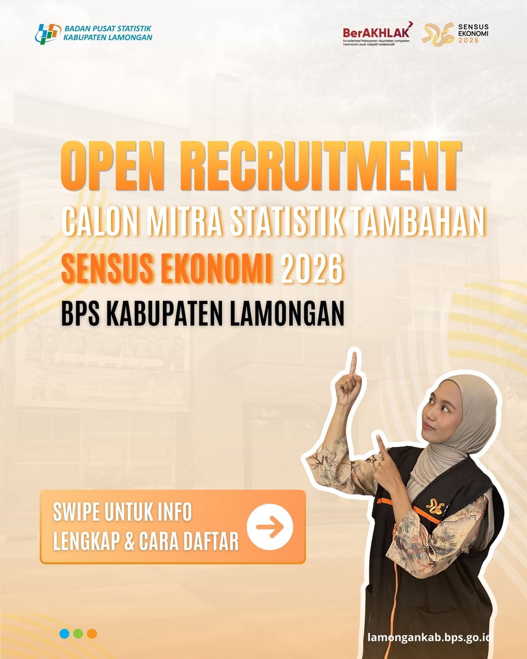 Foto: 📢 OPEN REKRUTMEN CALON MITRA STATISTIK TAMBAHAN