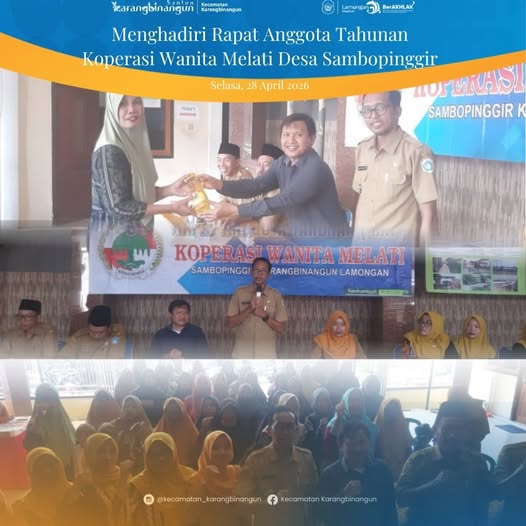 Foto: Menghadiri RAT Koperasi Wanita melati Desa Sambopinggir