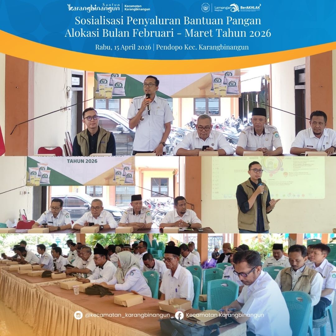 Foto: Sosialisasi Penyaluran Bantuan Pangan