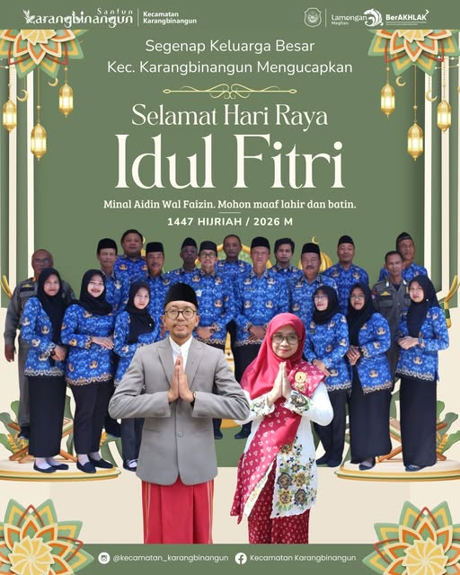 Foto: Selamat Hari Raya Indul Fitri 1447 Hijriah