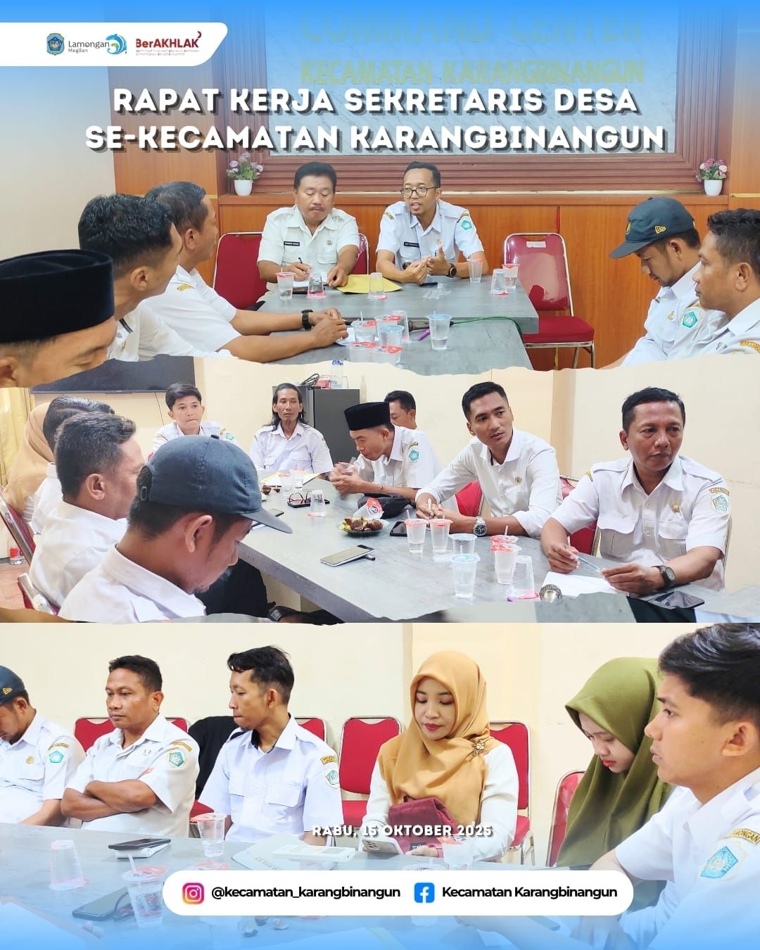 Foto: Rapat Kerja Sekretaris Desa