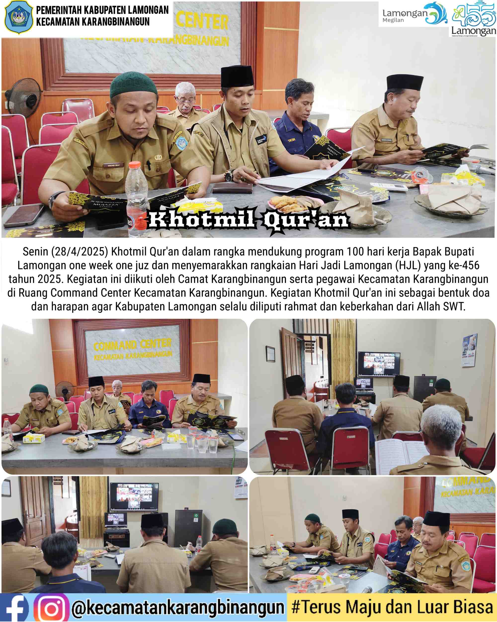 Khotmil Qur'an Dalam Rangka Peringatan HJL ke 456