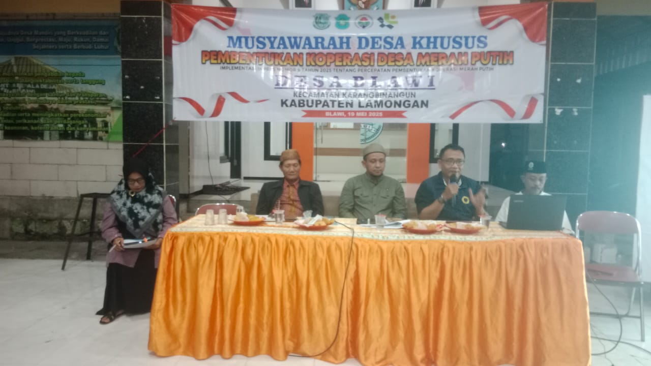 Musdesus Pembentukan Koperasi Desa Merah Putih di Desa Blawi