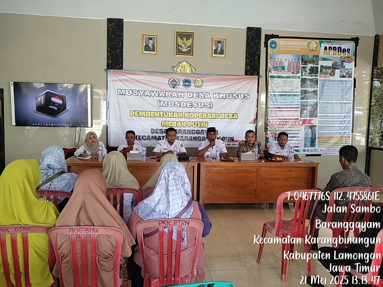 Musdesus Pembentukan Koperasi Desa Merah Putih Desa Baranggayam