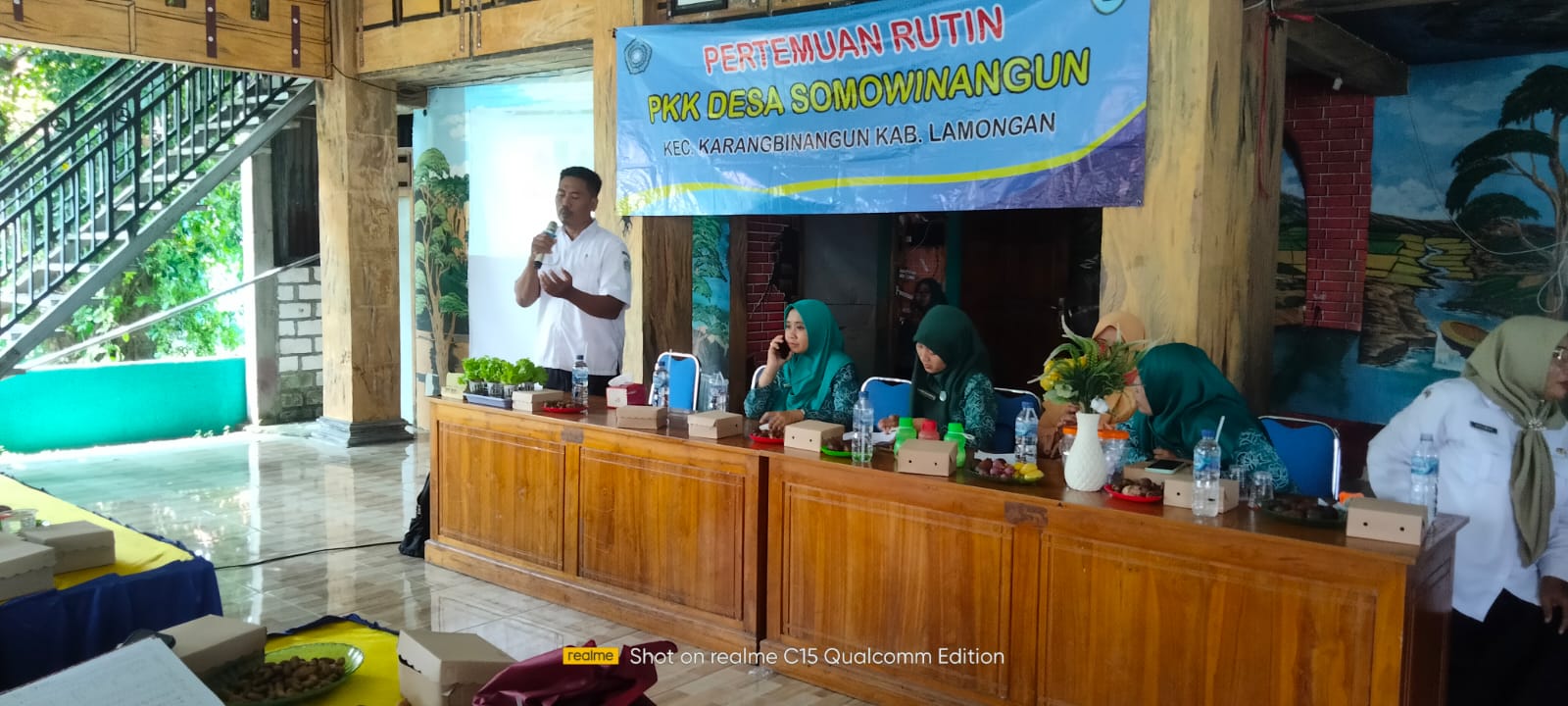 Pertemuan Rutin TP PKK Kecamatan Karangbinangun di Desa Somowinangun