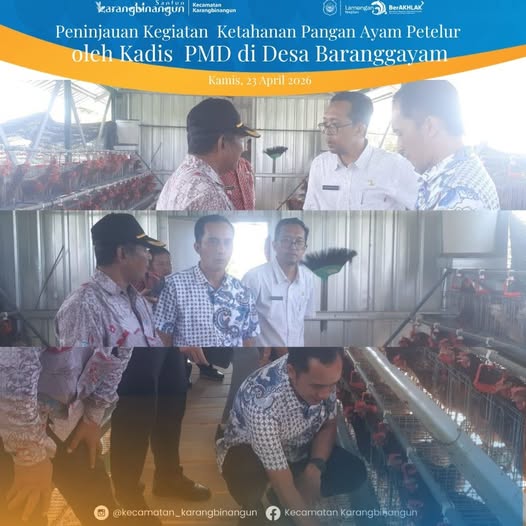 Foto: Peninjauan Kegiatan Ketahanan Pangan Desa Baranggayam