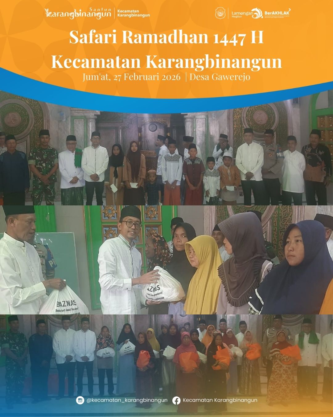 Foto: Menghadiri Peresmian Gedung Dakwah PC Muhammadiyah Karangbinangun