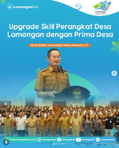 Upgrade Skill Perangkat Desa Lamongan dengan Prima Desa