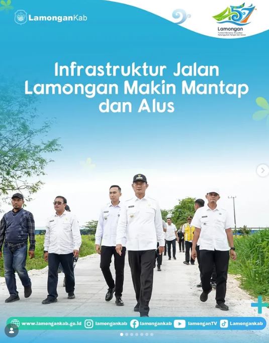 Infrastruktur Jalan Lamongan Makin Mantap dan Alus