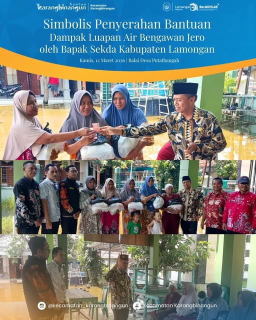 Foto: Penyerahan Bantuan di Desa Putatbangah