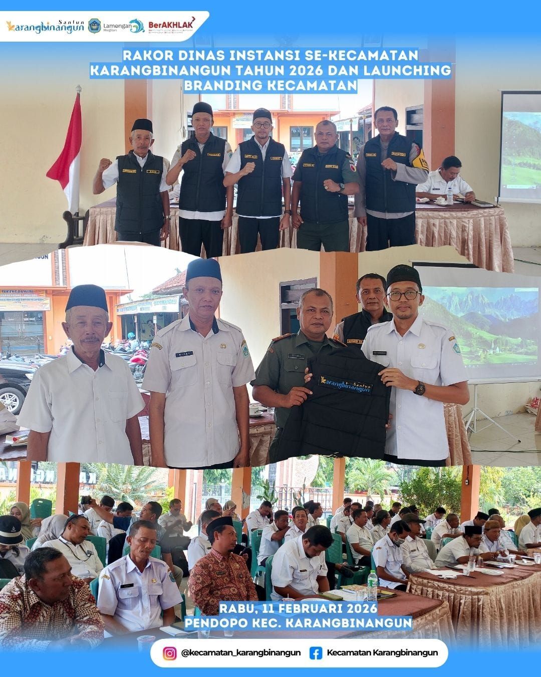 Foto: Rapat Koordinasi Instansi Se Kecamatan Karangbinangun dan Launching Branding Karangbinangun