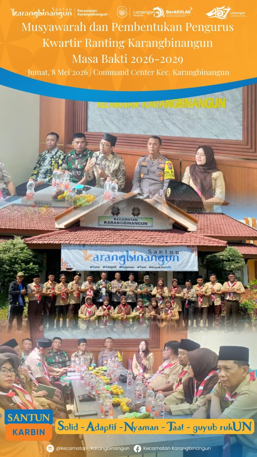 Foto: Musyawarah dan Pembentukan Pengurus Kwartir Ranting Karangbinangun Masa Bakti 2026-2029