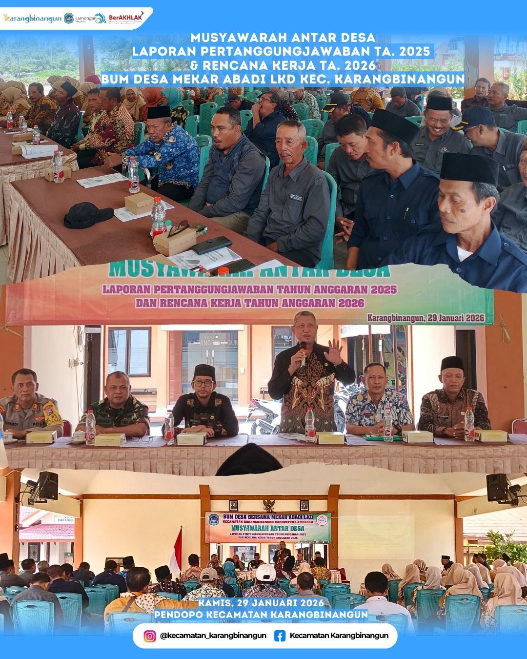 Foto: MAD dan Laporan Pertanggungjawaban TA. 2025 dan Rencana Kerja TA. 2026 BUMDes Mekar Abadi Kecamatan Karangbinangun