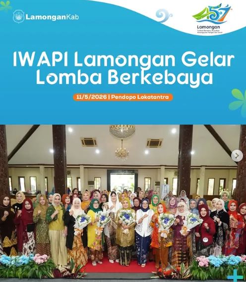 IWAPI Lamongan Gelar Lomba Berkebaya