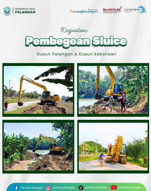 Foto: Pembegoan Sluice dsn. Palangan & dsn. Kebonsari