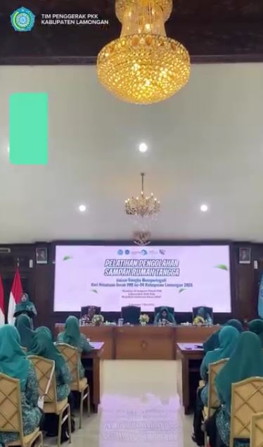 Pelatihan Pengolahan Sampah Rumah Tangga Oleh TP PKK Kabupaten Lamongan