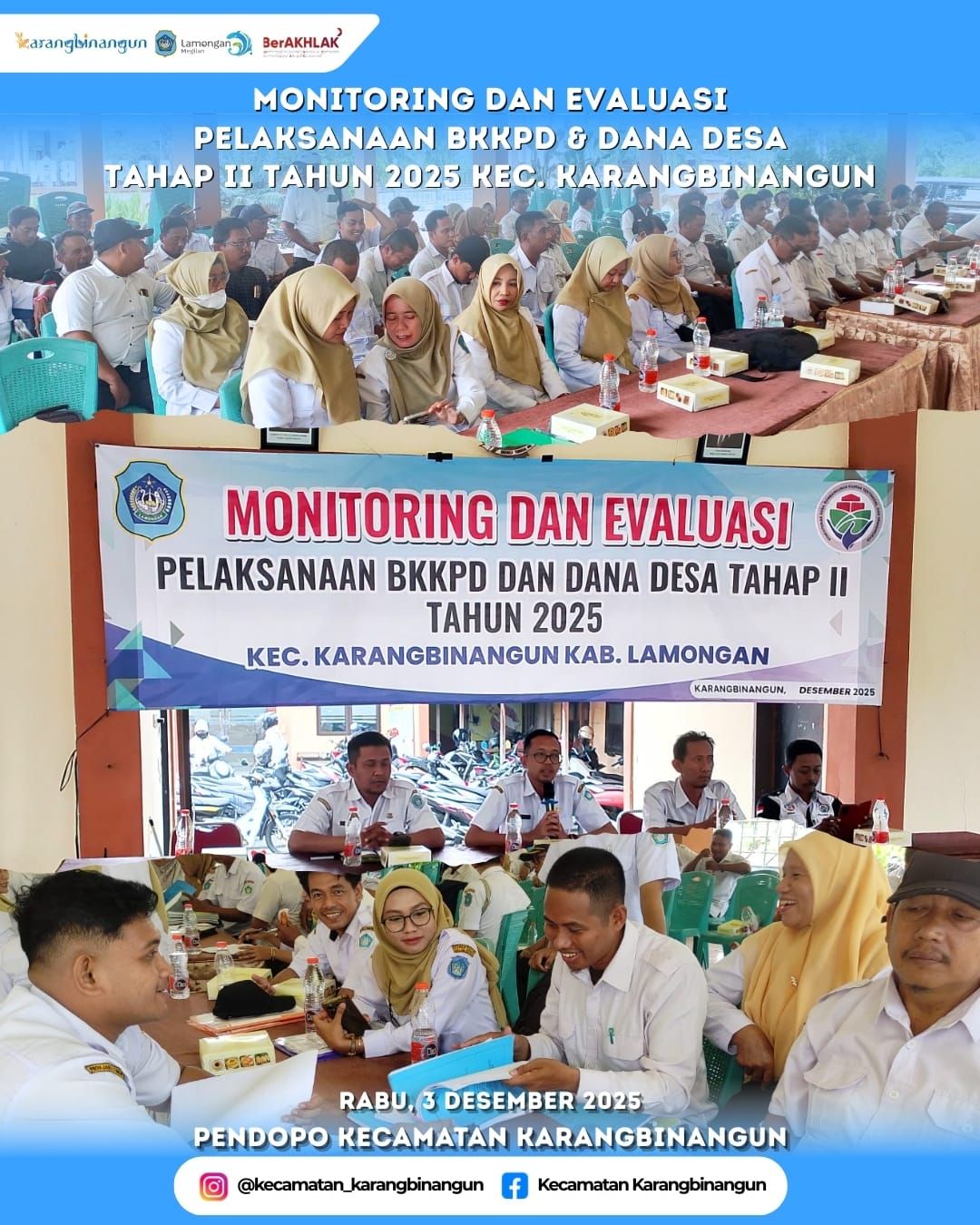 Foto: Monev DD dan BKKPD oleh Dinas PMD Lamongan