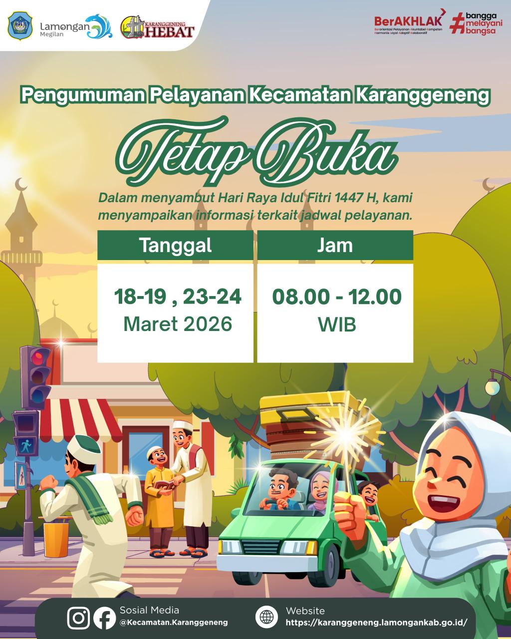 Foto: Pelayanan Terpadu Kecamatan Karanggeneng Tetap Buka