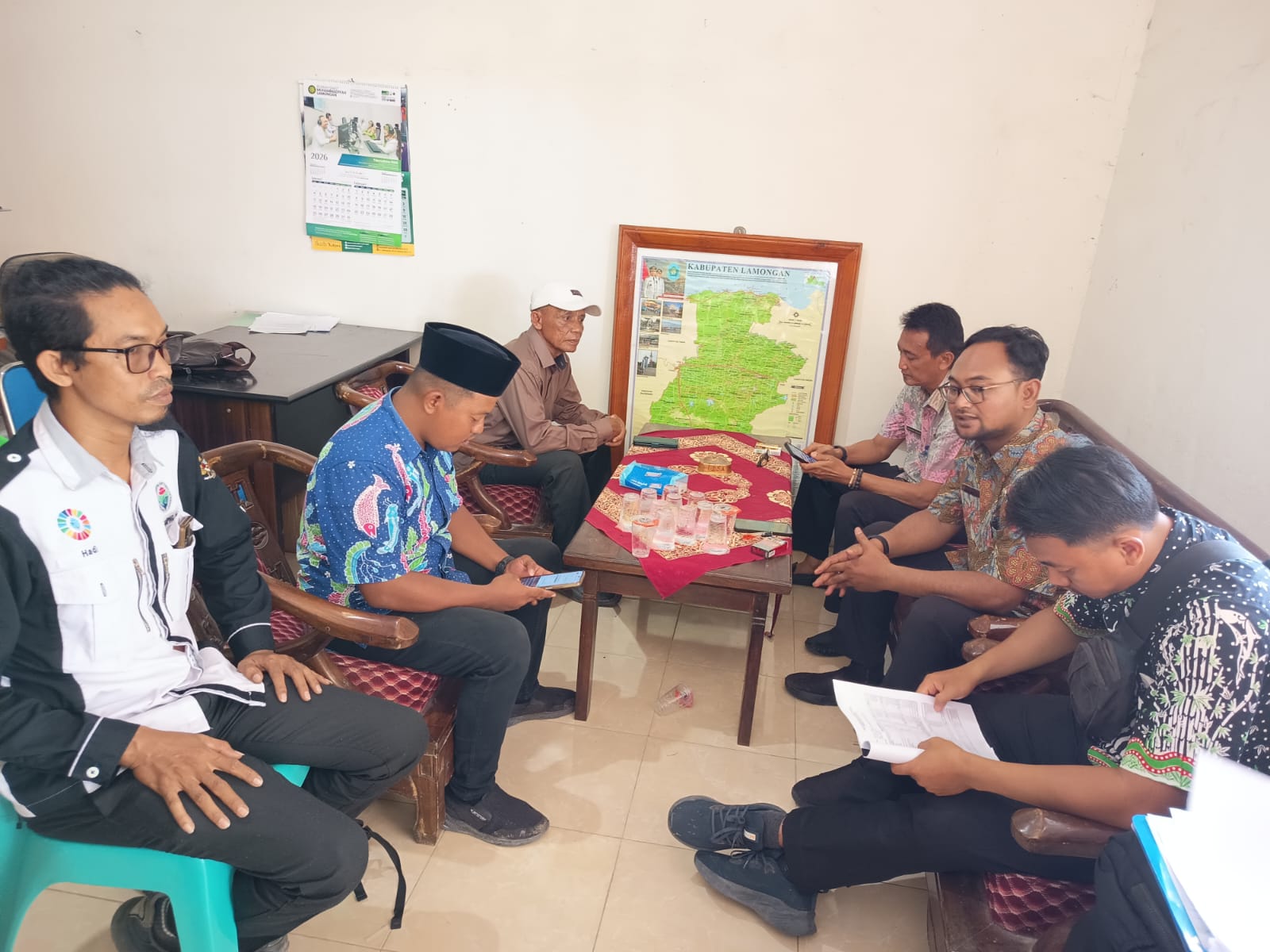 Foto: Camat Karanggeneng Turun Langsung dalam Monitoring dan Evaluasi Implementasi Ketahanan Pangan Dana Desa Tahun 2025 di Desa Prijekngablak