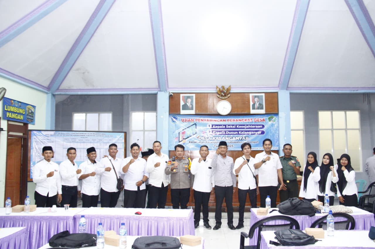 Foto: Penutupan ujian pengangkatan perangkat desa kalanganyar