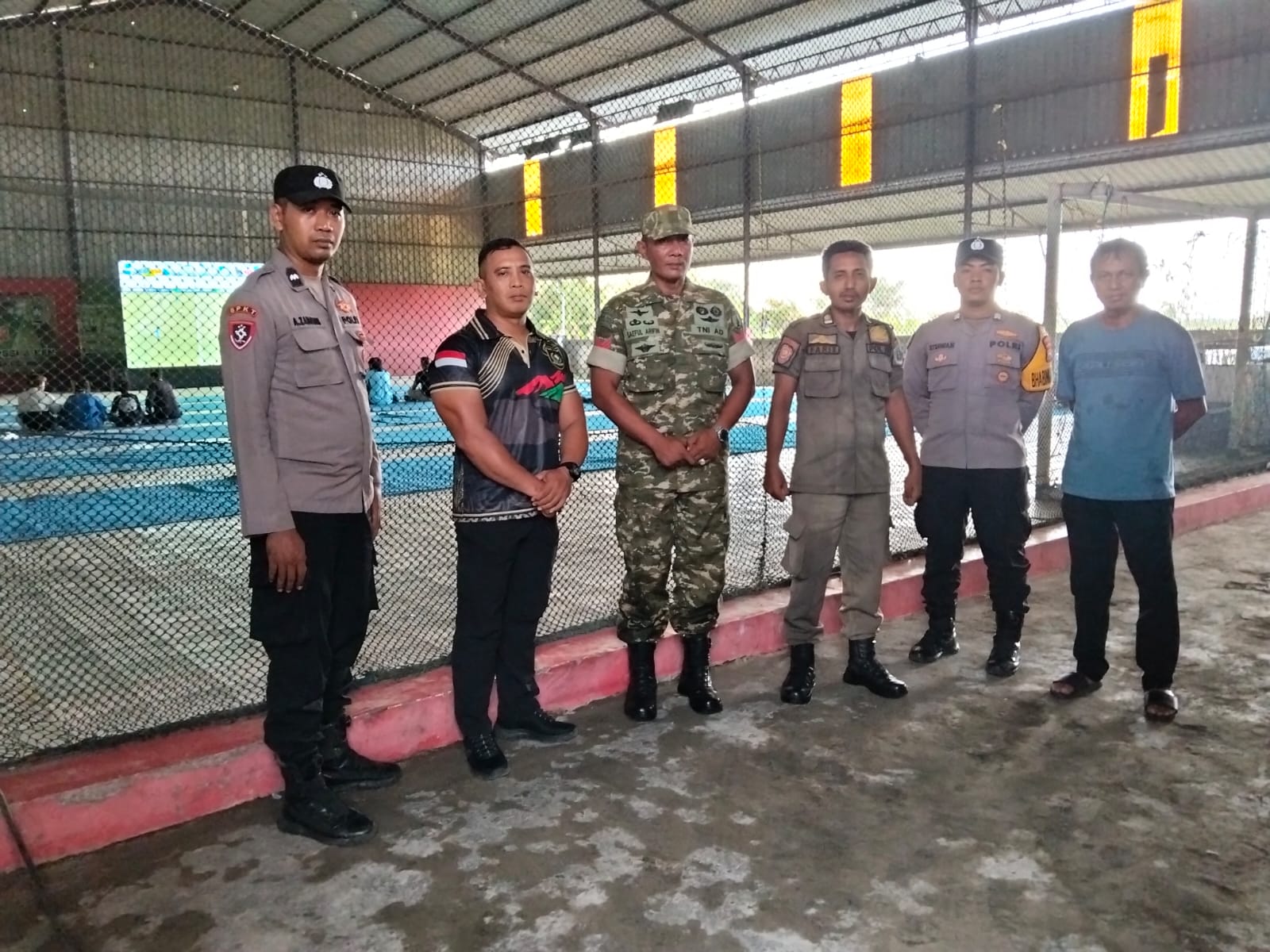 Foto: Giat PAM Nonton Bareng Persela vs Barito putra di lapangan futsal banjarmadu