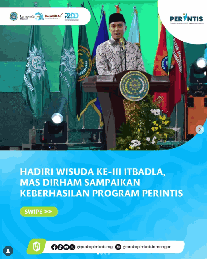 Foto: Hadiri Wisuda Ke-III ITBADLA, Mas Dirham Sampaikan Keberhasilan Program Perintis