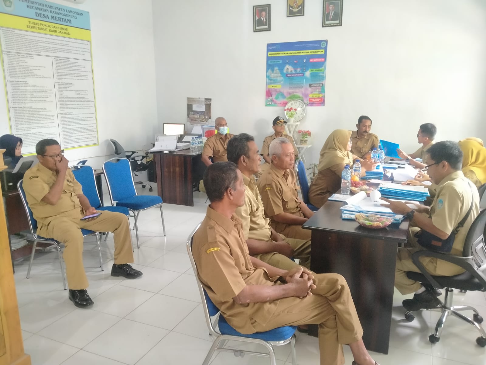 Foto: Inspektorat melaksanakan kegiatan pemeriksaan di Desa Mertani