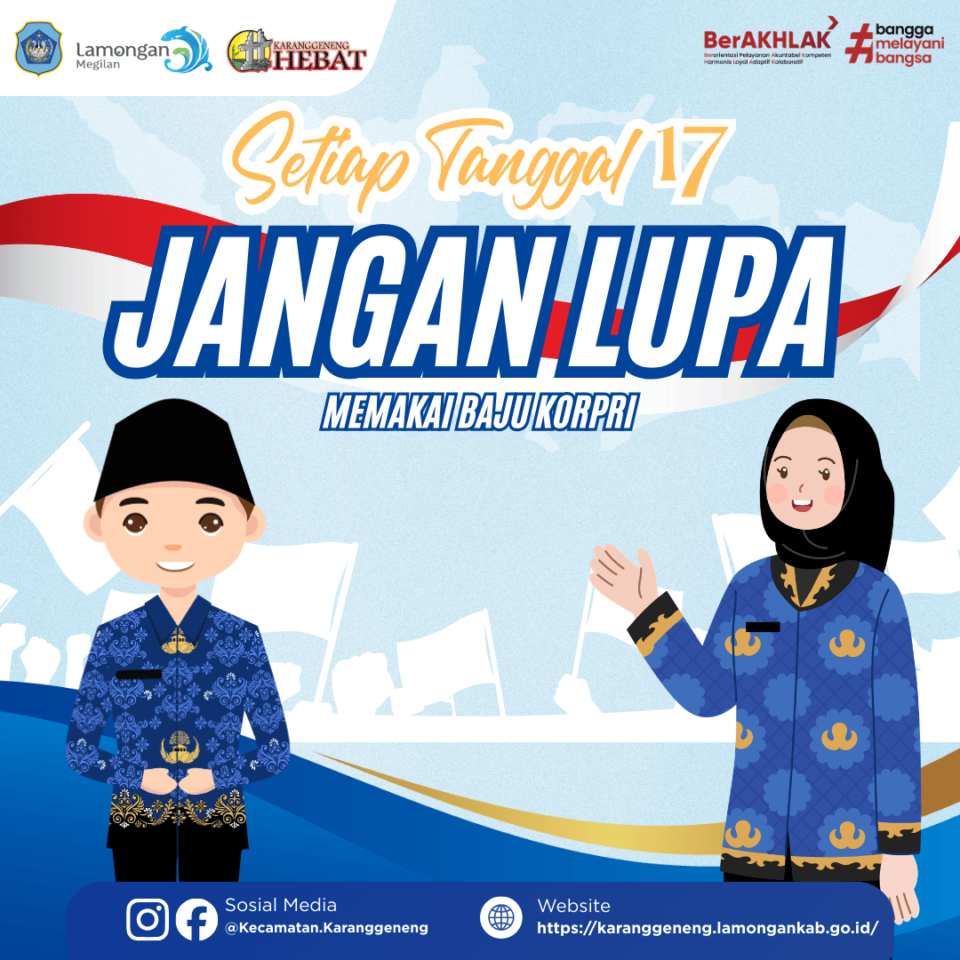 Foto: Pengumuman Setiap Tanggal 17 Menggunakan Baju Korpri