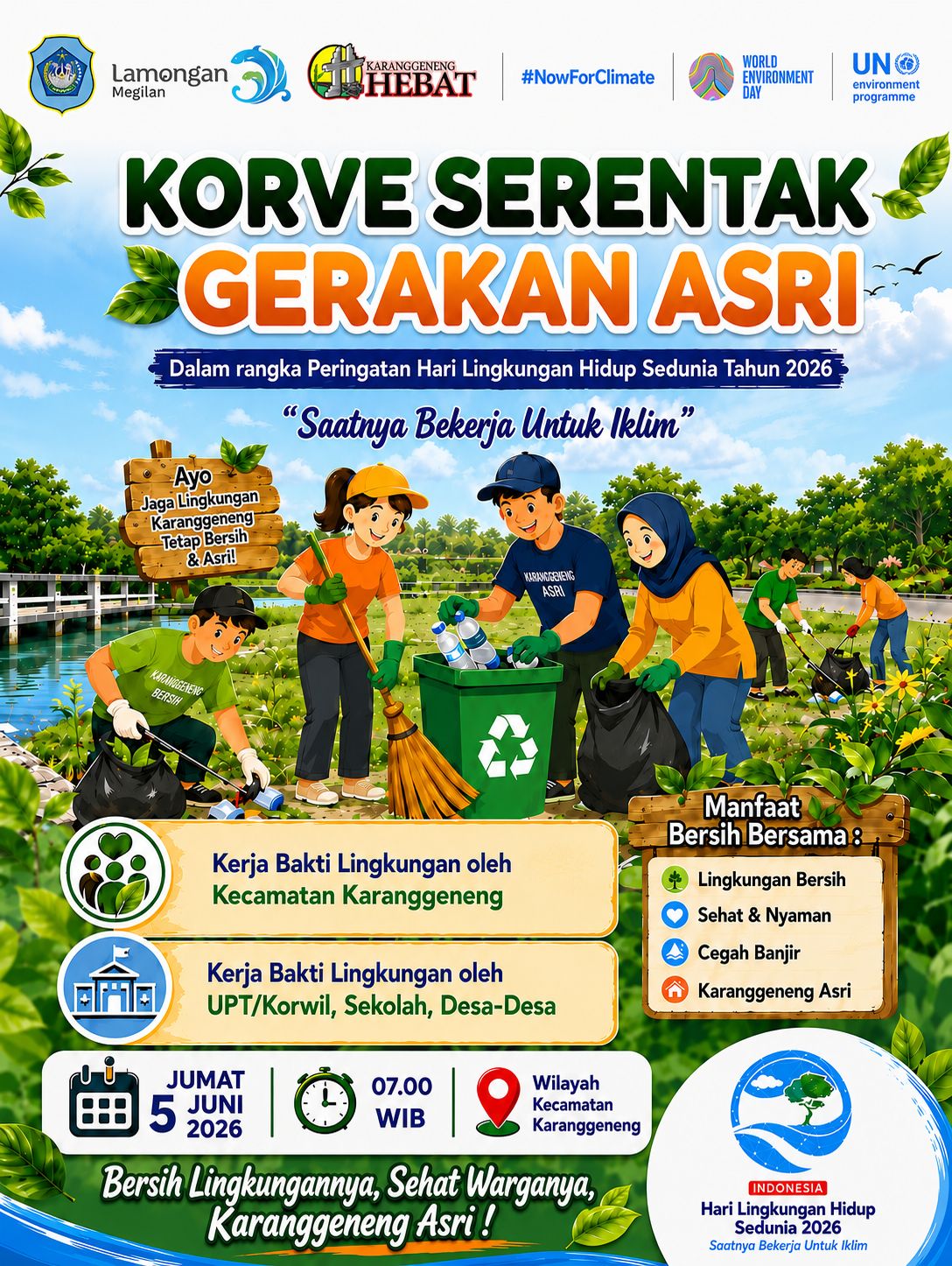 Foto: Korve Serentak Gerakan Asri