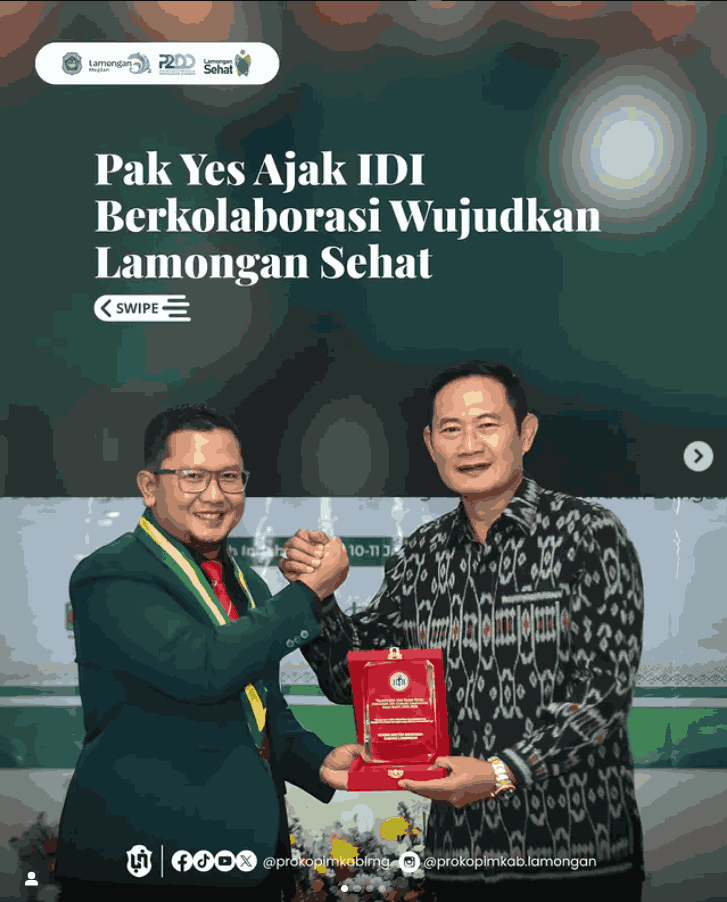 Foto: Pak Yes Ajak IDI Berkolaborasi Wujudkan Lamongan Sehat