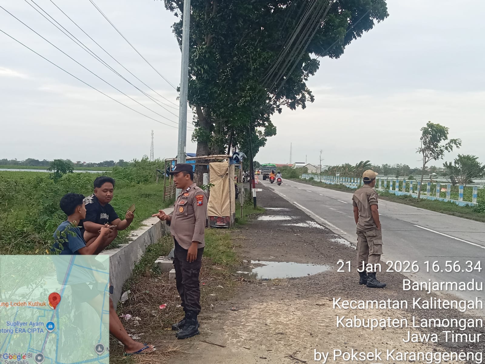Foto: Antisipasi balap liar di rawah pucangro yang mengganggu pengguna jalan raya