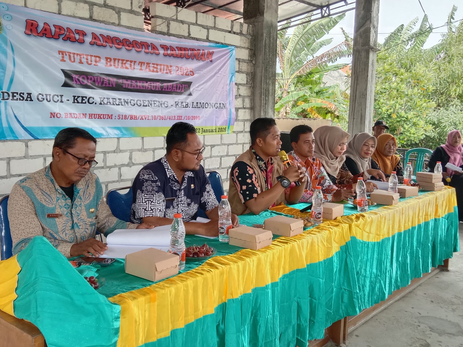 Foto: RAT Tutup Buku Tahun 2025 Kopwan Makmur Abadi Desa Guci Berlangsung Tertib dan Transparan