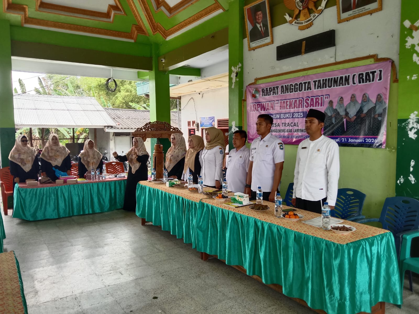 Rapat Anggota Tahunan KOPWAN "Mekar Sari" Desa Tracal