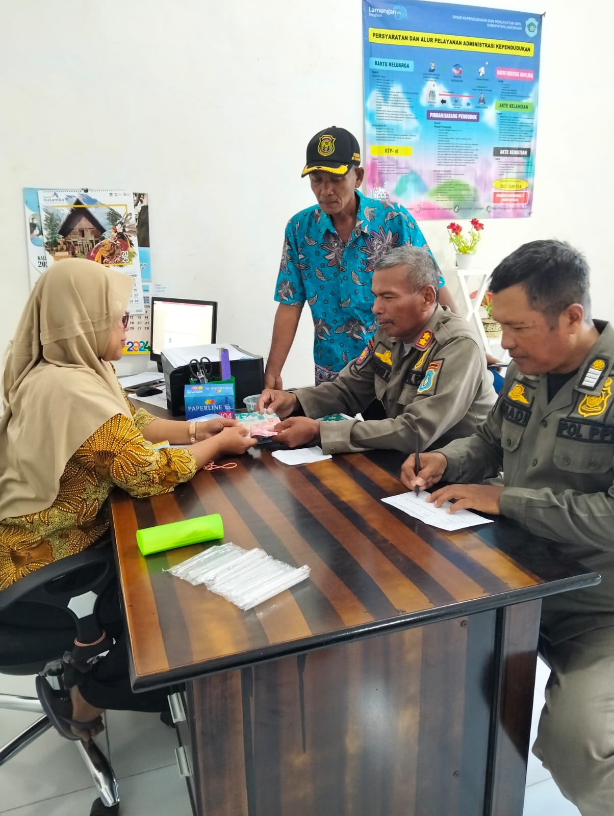 Foto: Tambahan Pembayaran PBB Desa Mertani