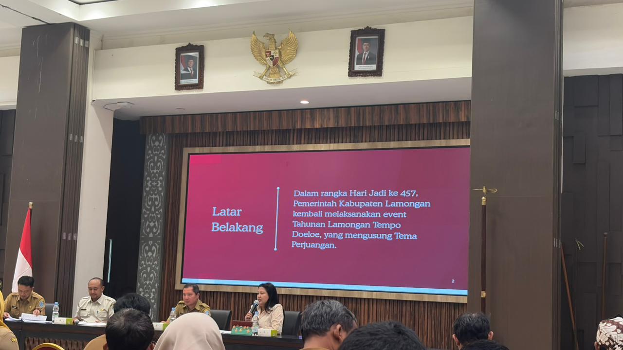 Foto: Perwakilan Kecamatan Karanggeneng Hadiri Technical Meeting Lamongan Tempoe Doeloe Tahun 2026