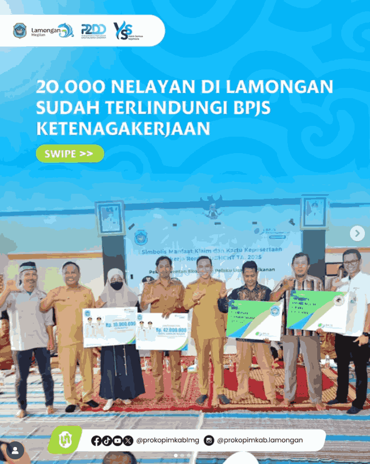 Foto: 20.000 Nelayan di Lamongan Sudah Terlindungi BPJS Ketenagakerjaan