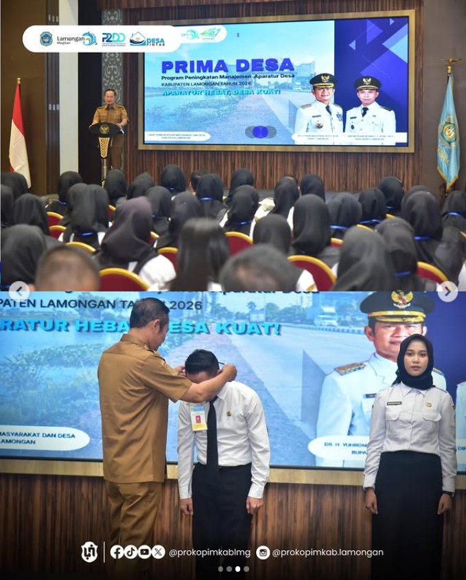 Foto: Dorong Aparatur Desa Adaptif dan Kompeten, Bupati Yes Buka Kegiatan Prima Desa