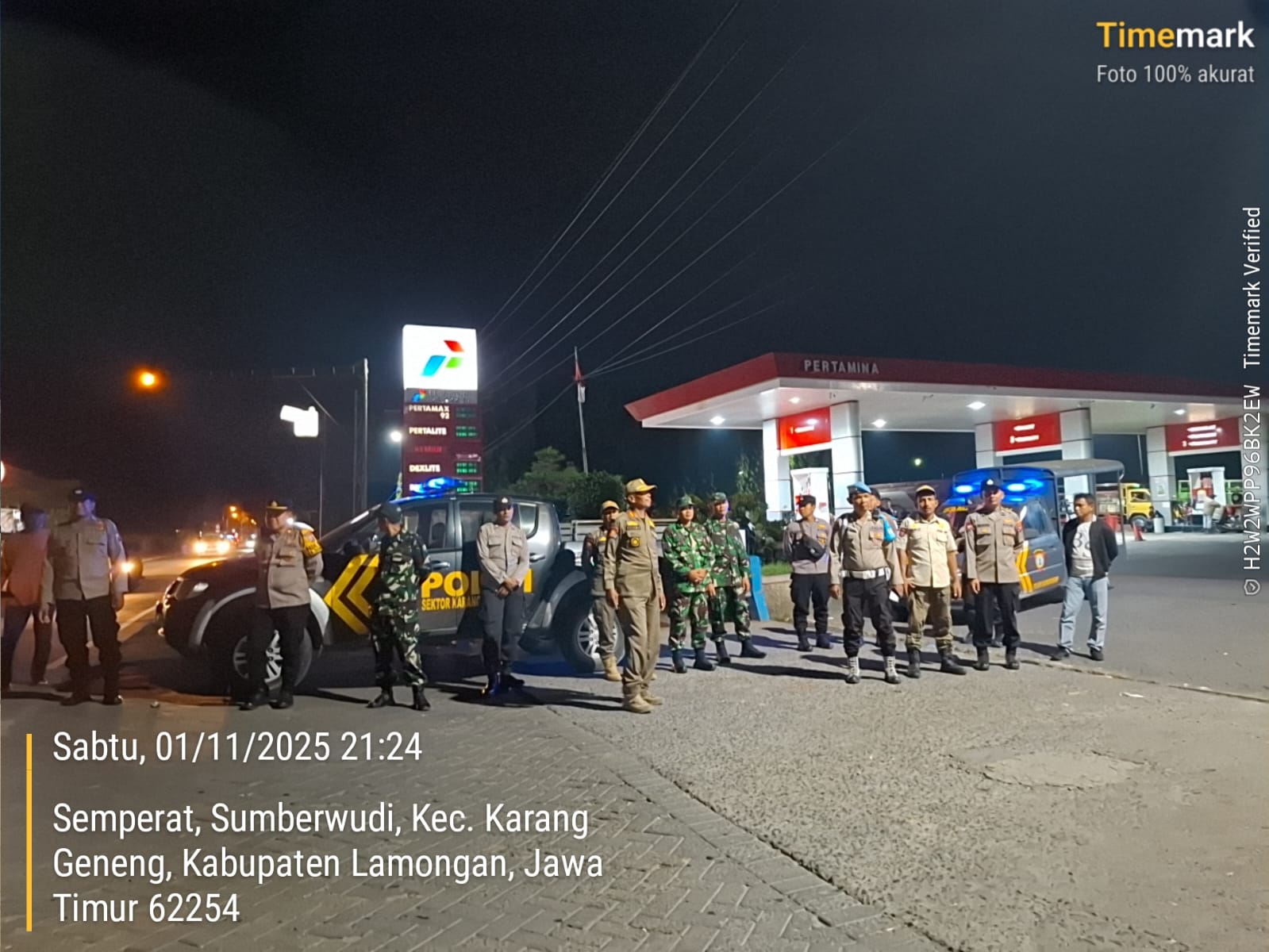 Foto: Apel Skala Besar dalam rangka menciptakan wilayah Kecamatan Karanggeneng aman dan kondusif 